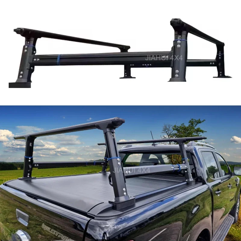 

For Ford Ranger PX1 PX2 PX3 2012-2022 Amarok Hilux Navara Load Bed Cargo Rack For Roller Shutter Tonneau Cover