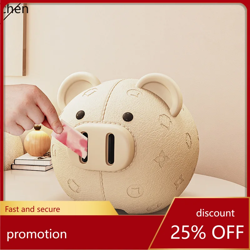 CZ Piggy Bank - No withdrawals, living room decoration, desktop birthday gift money box