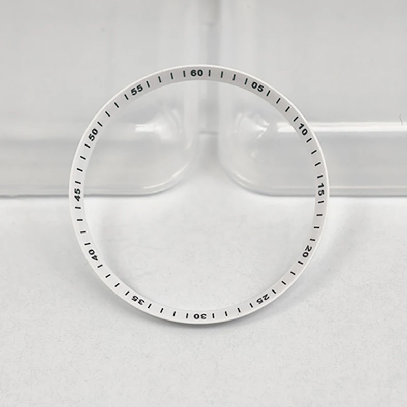 30.5mm Watch Chapter Rings Fit For SKX007 SKX009 SRPD Watch Case Plastic Inner Ring NH35 NH36 Movement Men's Watch Replace Part