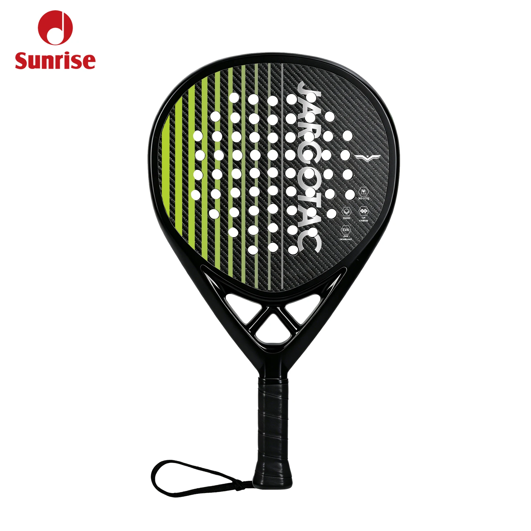 Professional SA002 Padel Paddle 3k Carbon Fiber Teardrop High Quality Eva Core T700 Graphite Woven Carbon 260x260mm