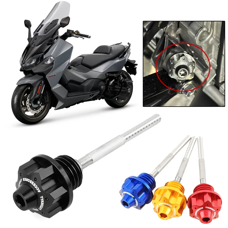For SYM MAXSYM 400i 600i TL 500 508 MAXSYMTL TL508 TL500 Motorcycle CNC Accessories Oil Ruler Oil Screw Cover Engine Screw Cover