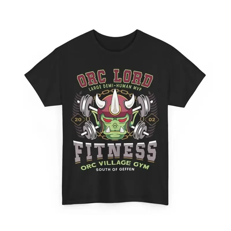 Geffen Orc Village Fitness T Shirt Ragnarok Online Video Game Mmorpg
