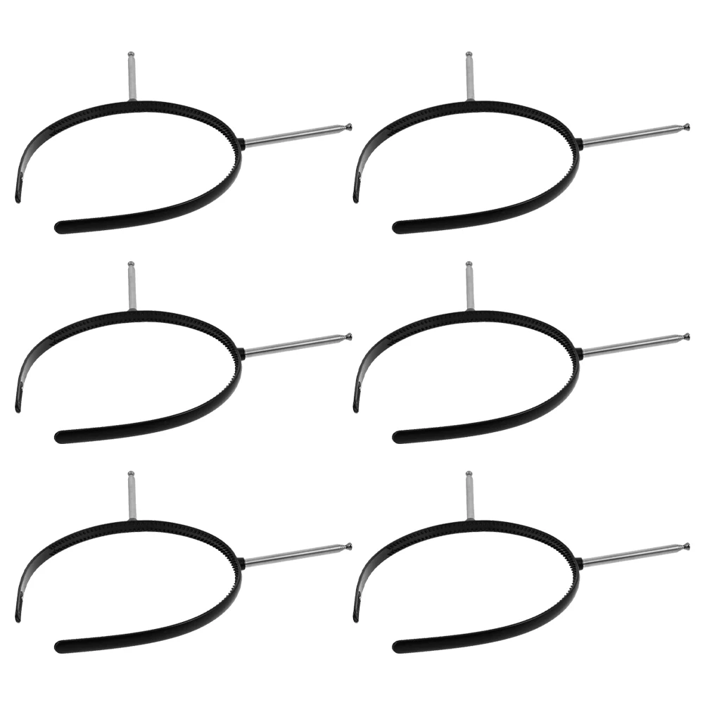

6pcs Funny Antenna Headband Lightweight Adjustable Hairband Girls Accessories Shape Halloween Party