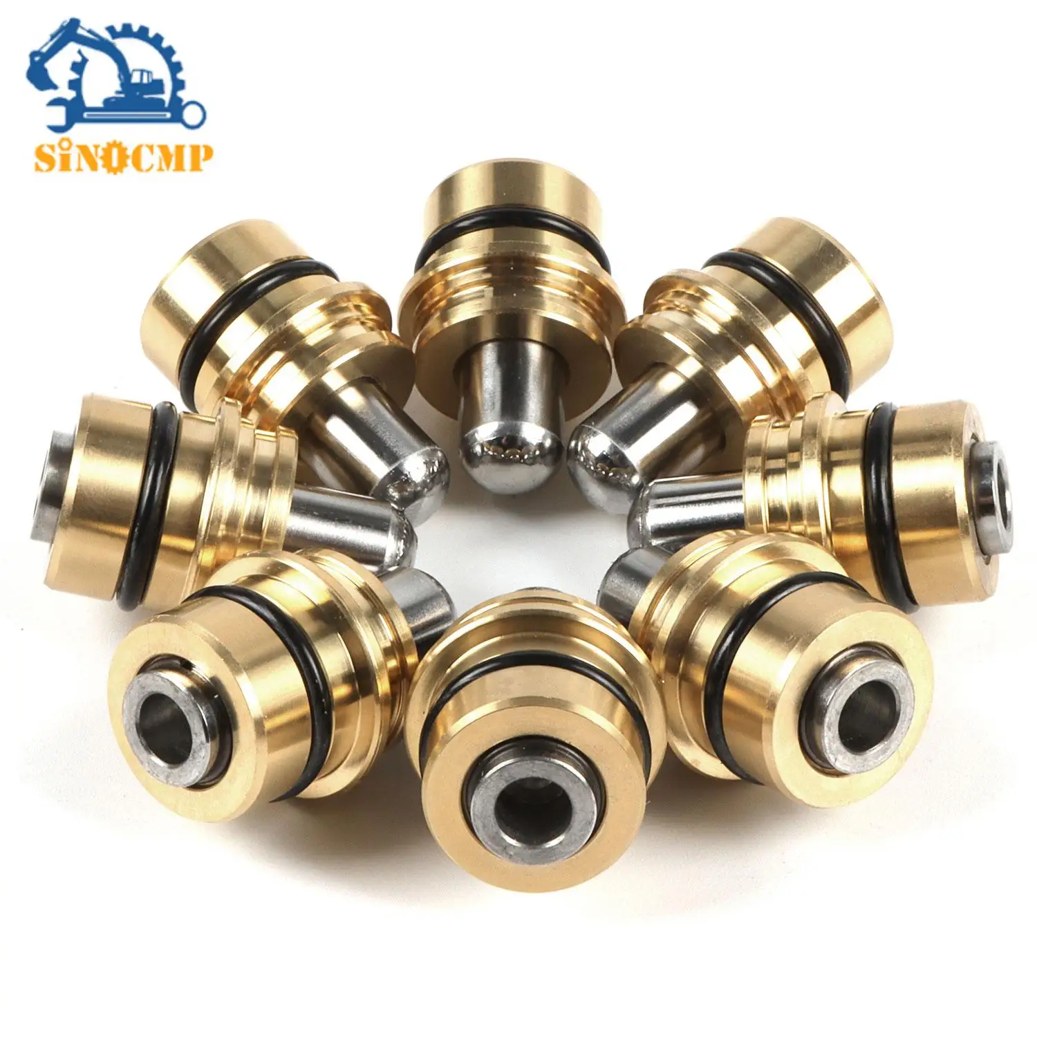 

8PCS Plunger Valves 289-8451 CA2898451 2898451 For Caterpillar CAT Loader 216 226 232 236 242 246 247 Excavator Parts