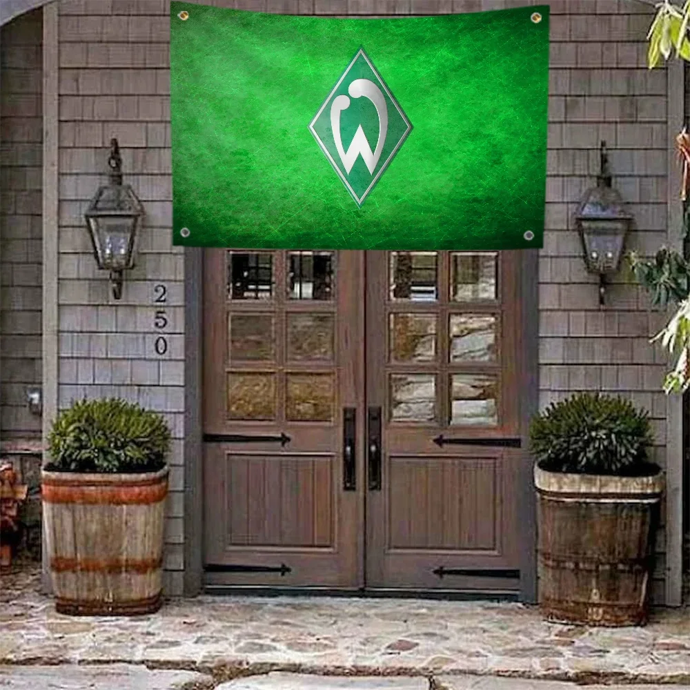 Double Penetration Flag SV Werder Bremen Home Garden Custom Flag to Hang Outdoor Decor Flags for Bedrooms Fall Decoration