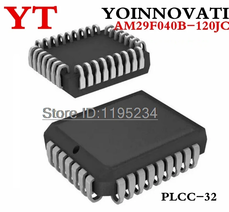 

100pcs/lot AM29F040B-120JC AM29F040B PLCC32 best quality.