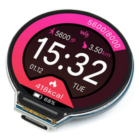 Waveshare RP2040 MCU Board with 1.28inch Round LCD 240x240 Pixels Based on Raspberry Pi RP2040 Support C/C++ MicroPython