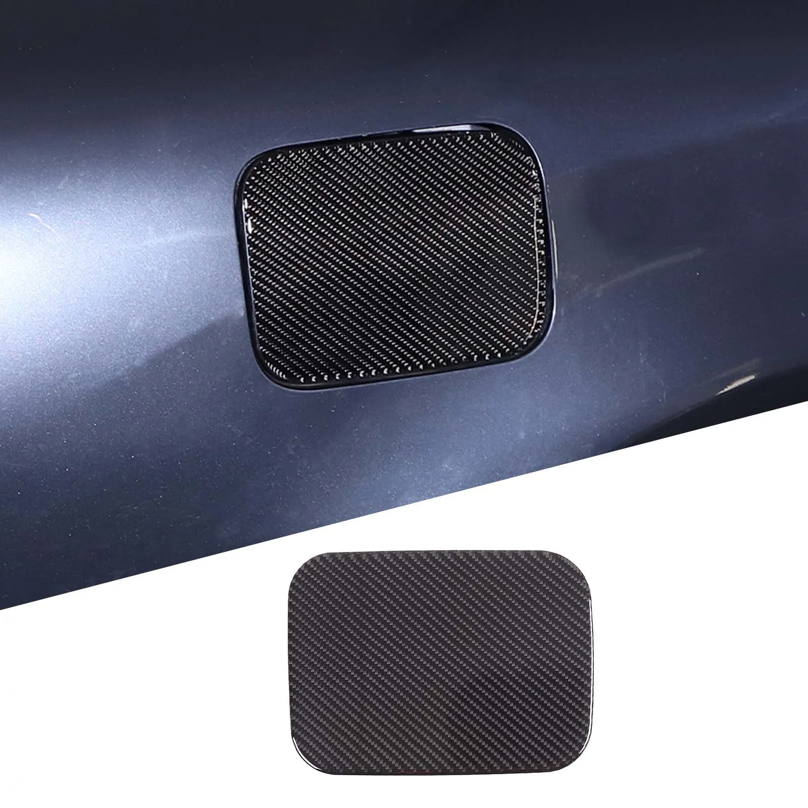 

For 2007-2013 Infiniti G25 G35 G37 Soft Carbon Fiber Car Fuel Tank Cap Panel Cover Trim Sticker Car Accessories