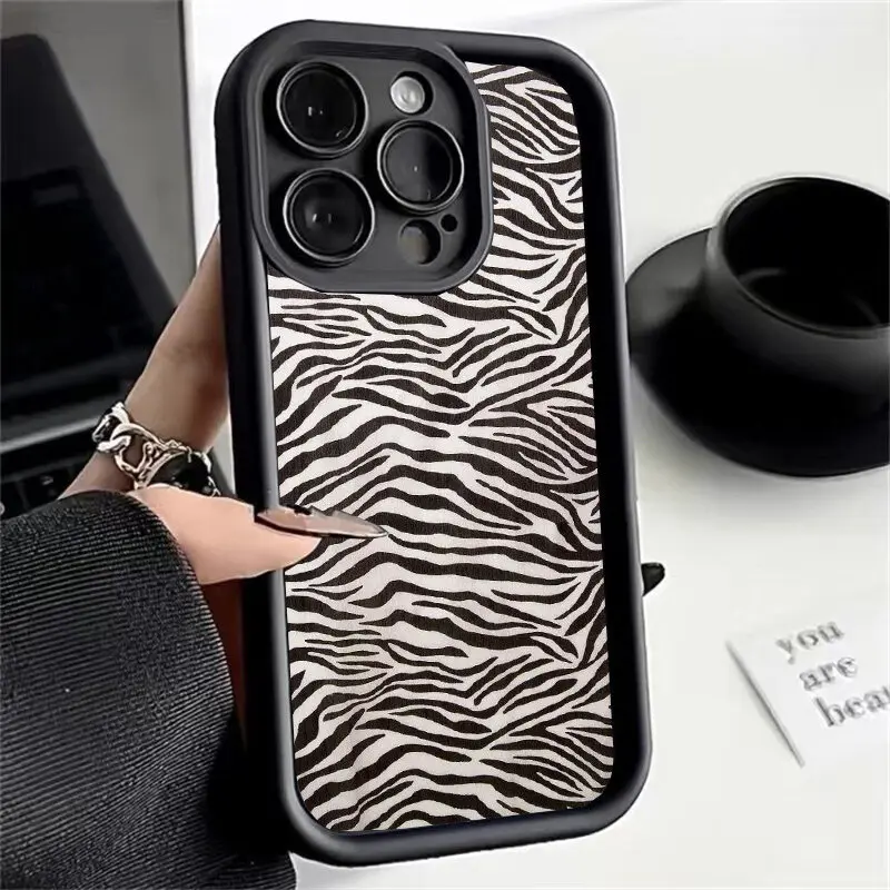 Fashion Zebra Stripe Leopard Pattern Case For Huawei Nova Y70 3 4 7 10 SE 6i P20 P30 P40 Mate 20 30 40 Pro Soft Back Cover