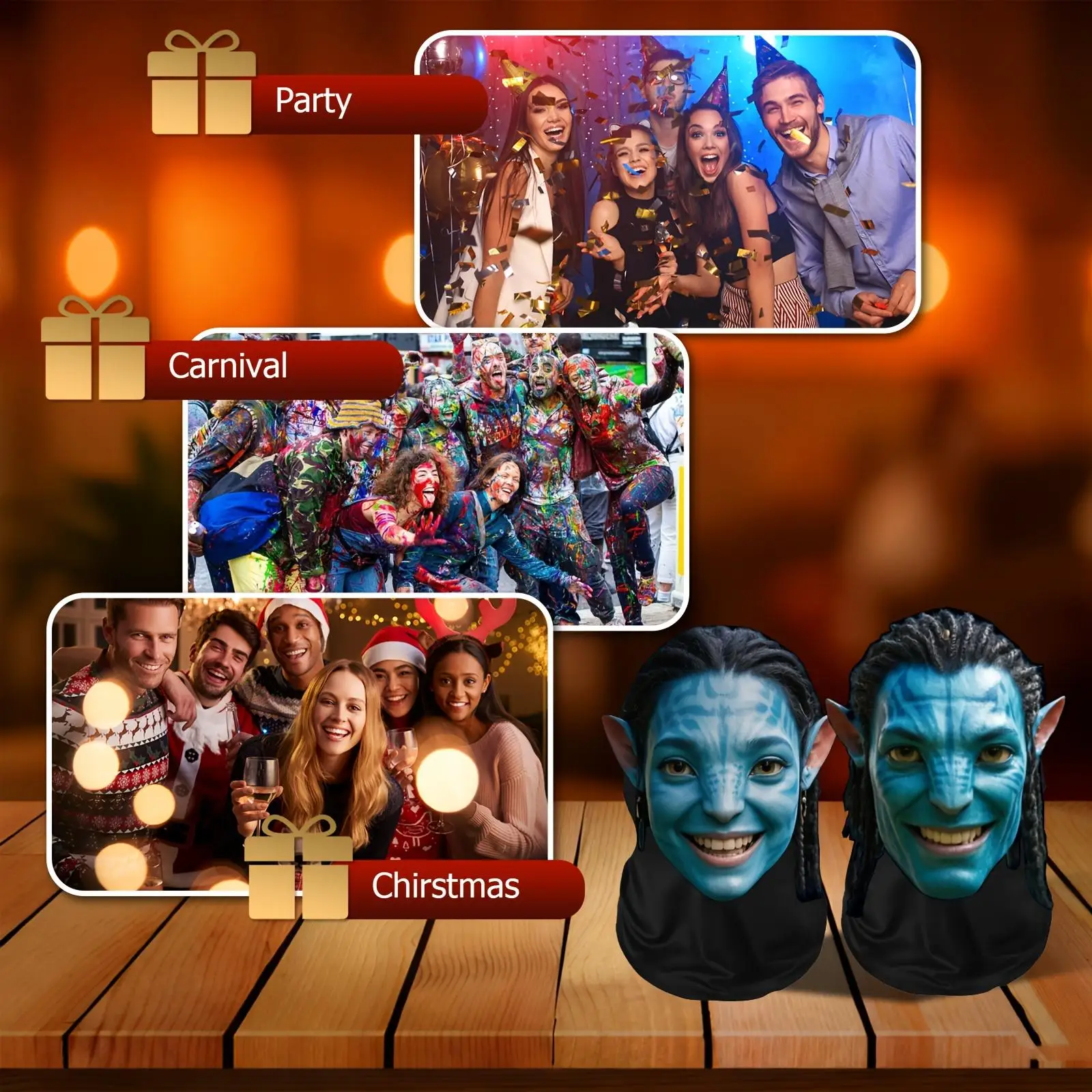 【Nami Mask】3D Full Face, Washable, Sun-Proof & Breathable, Cosplay Mask Headgear