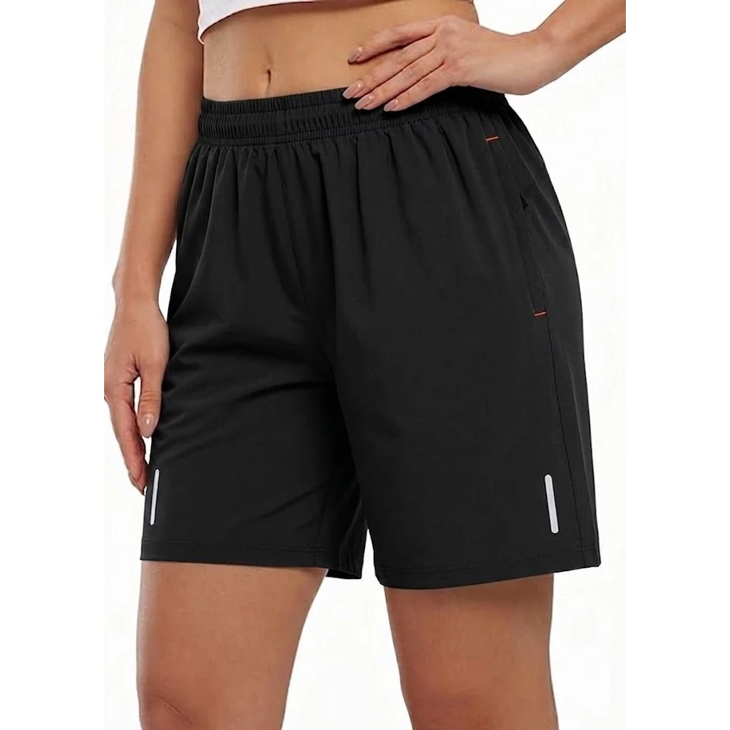 Summer Quick Dry Short Pants Woman Athletic Trousers Pocket Gym Women Casual Zip Pocket Hiking Shorts Sport Pants Summer Shorts - Image 2