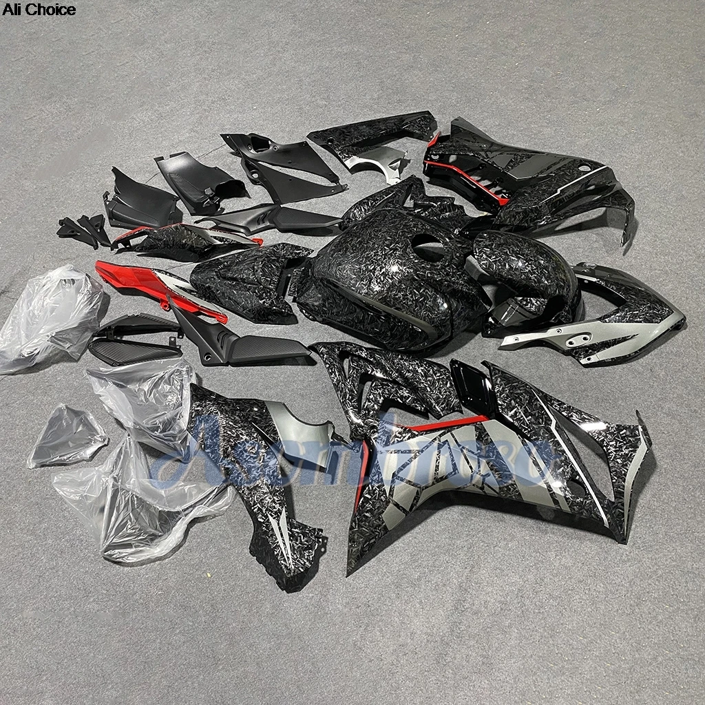 Kit carene in carbonio a iniezione per moto CBR650 2019 2020, stile accattivante, carene in fibra di carbonio CBR650R CBR 650R+ e copertura serbatoio carburante