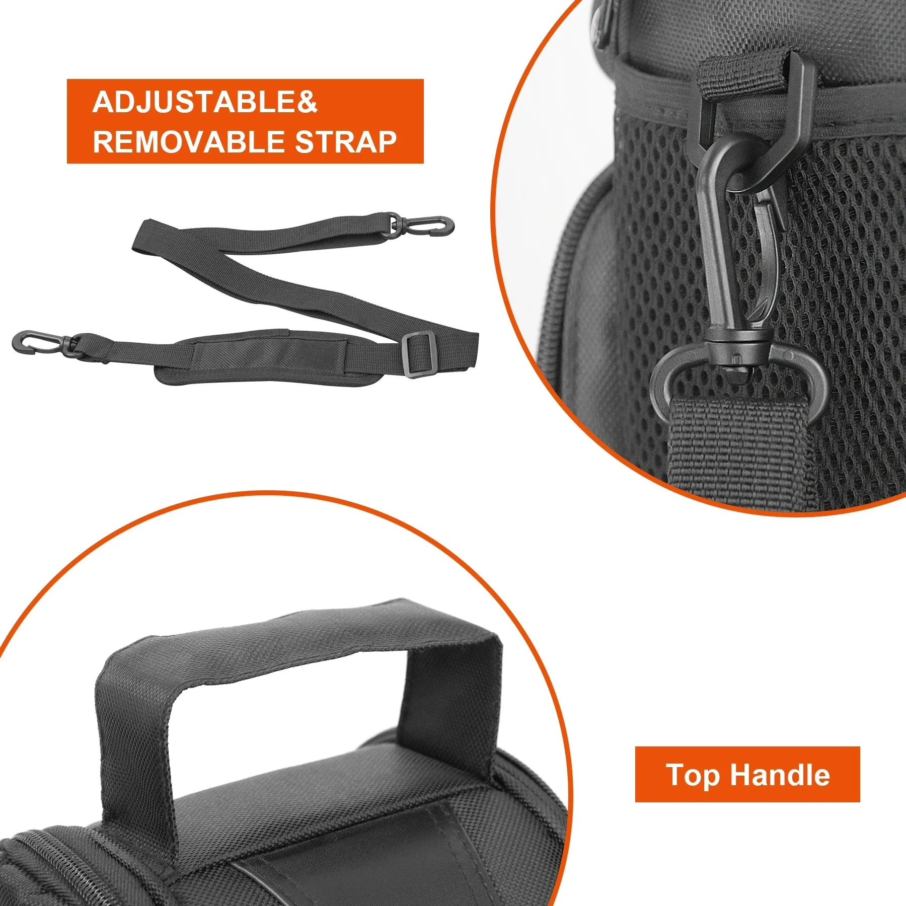 Fosoto-防水カメラバッグケース,ショルダーバッグ,写真撮影用バックパック,Canon eos 4000d 2000d 1500d 1300d 1200d