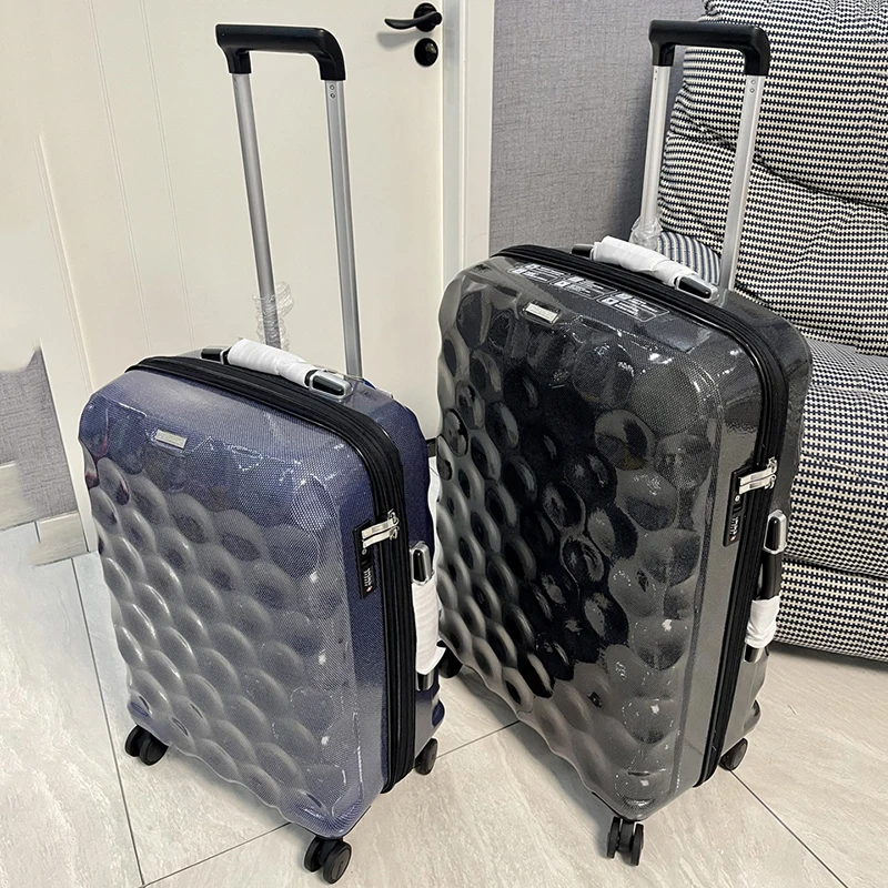 COLENARA Women's Suitcase ABS + PC Boarding Box Large Capacity Trolley Case Ultra-light Password Box 20