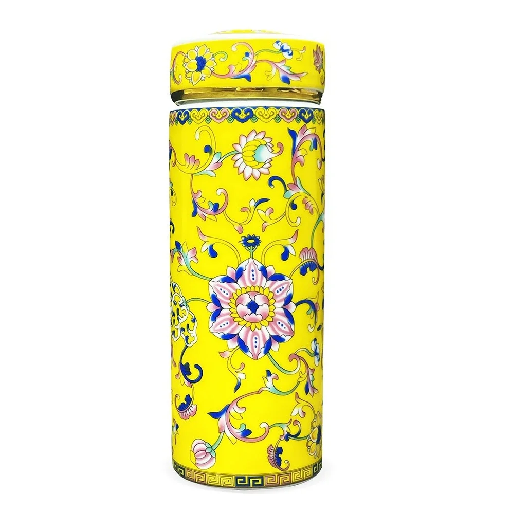 

Jingdezhen Ceramic Insulated Cup Tea Cup Handmade Enamel Ceramic Business Gift Cup Gift Cup