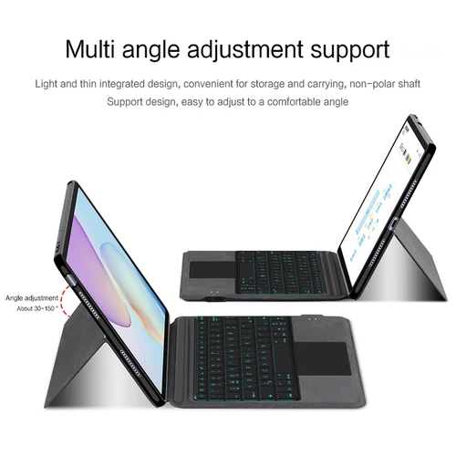 Imagen 2 del producto Teclado Táctil para Huawei MatePad 11.5 pulgadas 2025 TXZ-W09 W10, Funda con Teclado Retroiluminado para Tablet MatePad 11 5 2025 2026