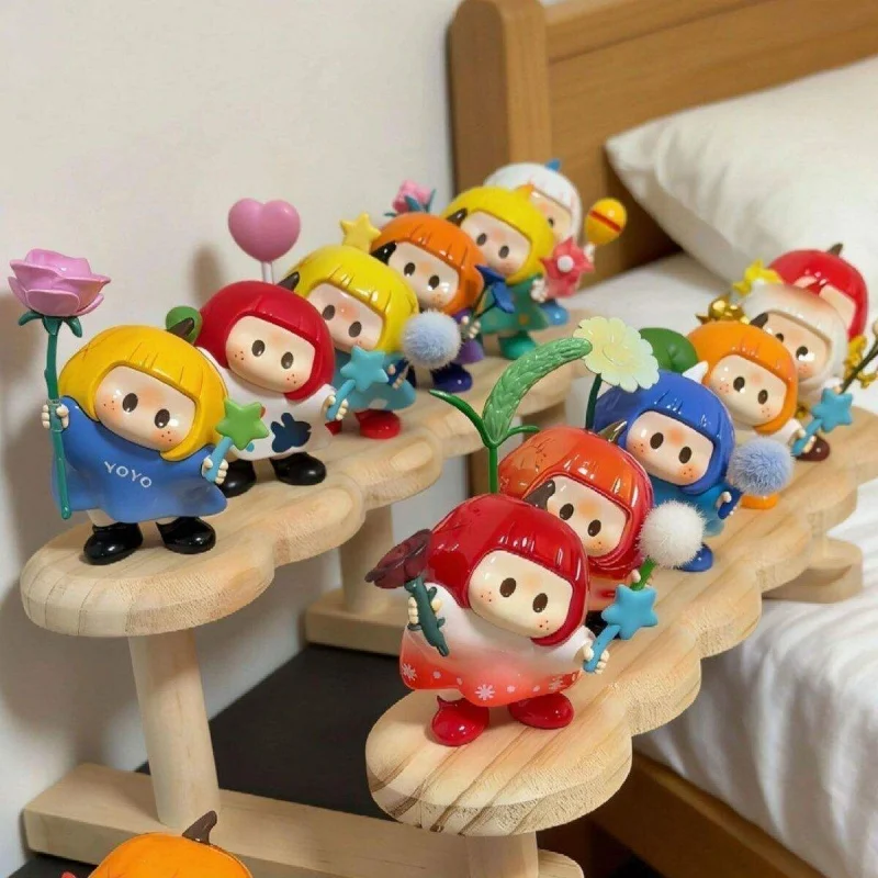 

12 стилей креативных миниатюрных милых кукол-игрушек серии Yoyo Tiltted Head, коллекционные фигурки в слепых коробках, настольные статуэтки, украшения, игрушки, подарки