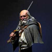 1/12 Templar, The Crusades, Resin Model figure Bust, GK, Historical theme, Unassembled and unpainted kit