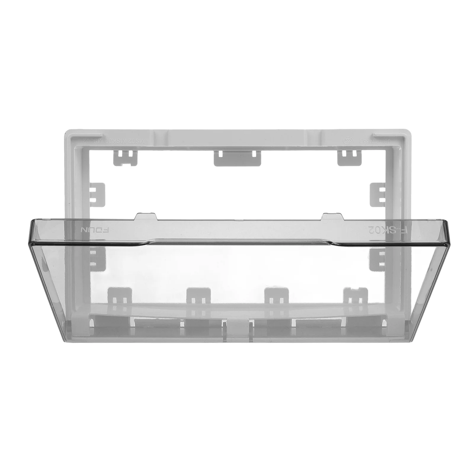 

Waterproof Socket Outlet Cover 2-Slot Self-Adhesive Wall Plate Splash Proof Box For Baby Safety Weatherproof Outlet