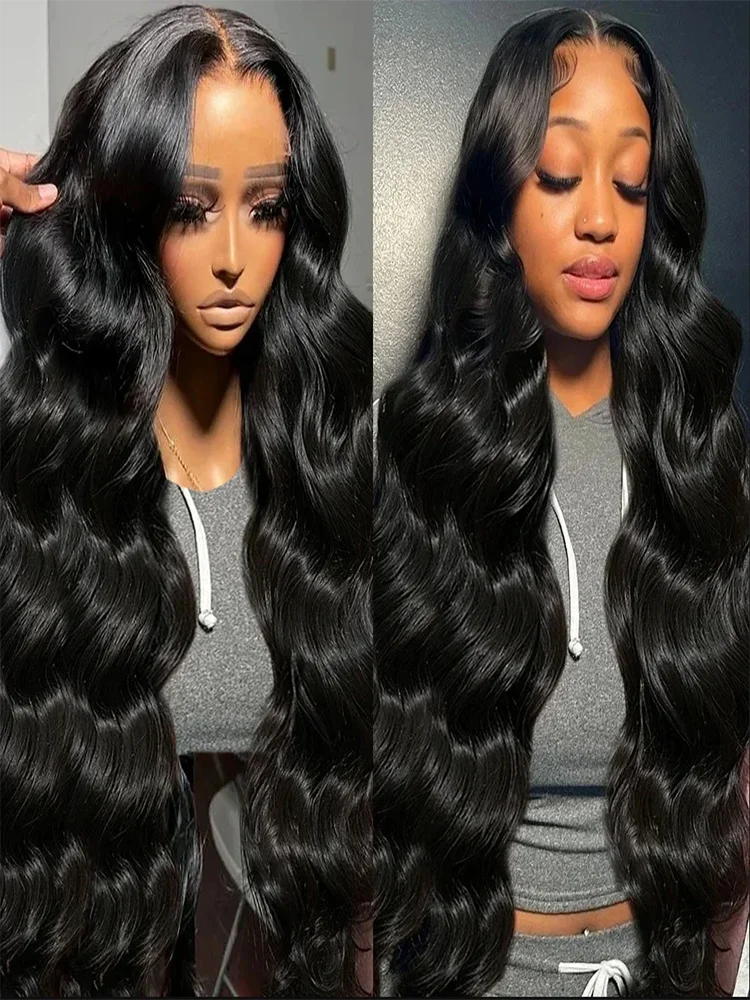 13x4 HD Human Hair Wigs Body Wave 13x6 HD Transparent Lace Frontal Wigs Remy Pre Plucked With Baby Hair Soft Brazilian For Women