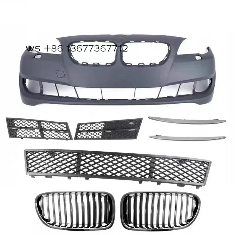 

On Sale Lower Grille Decorative Strip Fog Light Frame Middle Net Front Bumper For 520 523 525 528 530535