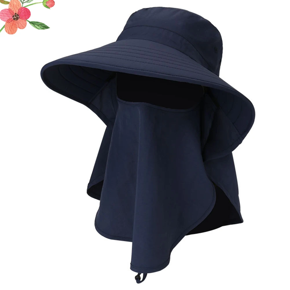 

Water resistant Sun Hat Protective Summer Travel Anti spatter Face Cover Wide Brim Fishing Hat Gardening Camping Hiking Beach