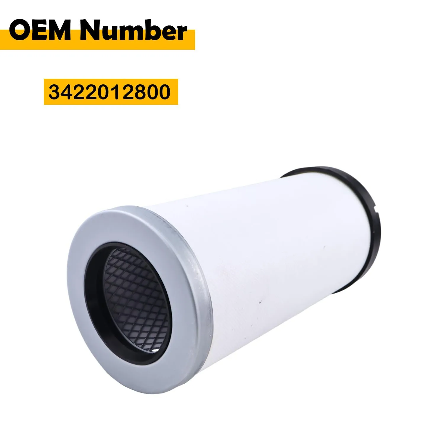 3422012800 Air Oil Separator Element Compatible with Airman Lubricated Rotary Screw Air Compressor Replace 3422012801