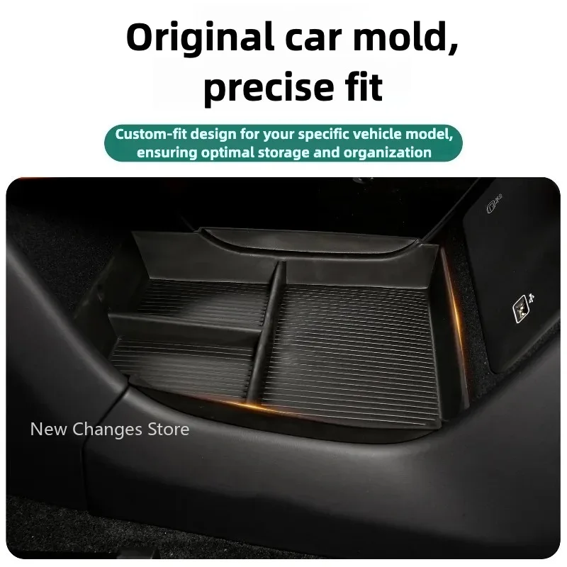 Picture 3: For Lynk&Co 10 EMP 2025 Central Control Lower Silicone Storage Box Car Interior Decorative Upgrade Parts