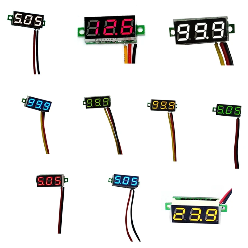 DC 2.5-30V 0.28 Inch Digital Voltmeter Voltage Meter Volt Panel Car