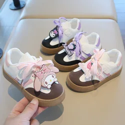 Sanrio jesienne obuwie dla Baby Boy Girl marka dziecięce tenisówki Melody buty dziecięce maluch buty do chodzenia rozmiar 21-32