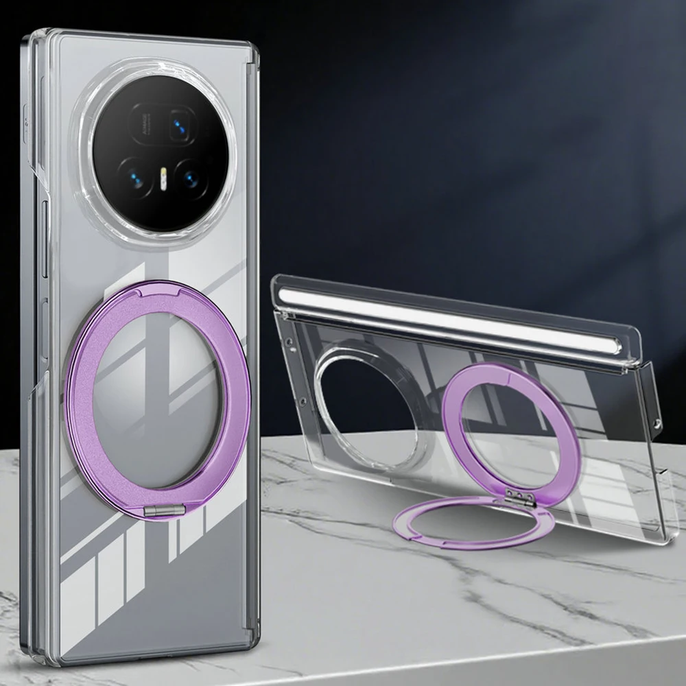 

Для Huawei Honor Magic V5 5G Чехол с магнитом для беспроводной зарядки Honor Magic V3 VS3 Чехол Magic V5 V 3 Прозрачный шарнир Funda