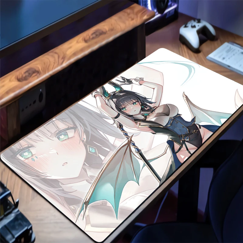 Gaming Mouse Pad Black Survival Eternal Return Office Carpet Mouse Mats Gamer Desk Accessories Computer Pads PC HD game Mousepad