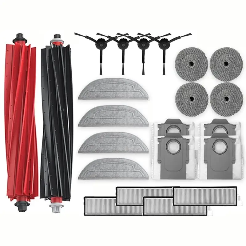

M02K-Аксессуары для робота-пылесоса Roborock S8 Maxv Ultra G20s: салфетки для швабры, мешки для пылесоса, боковые щетки, фильтры, запасные части