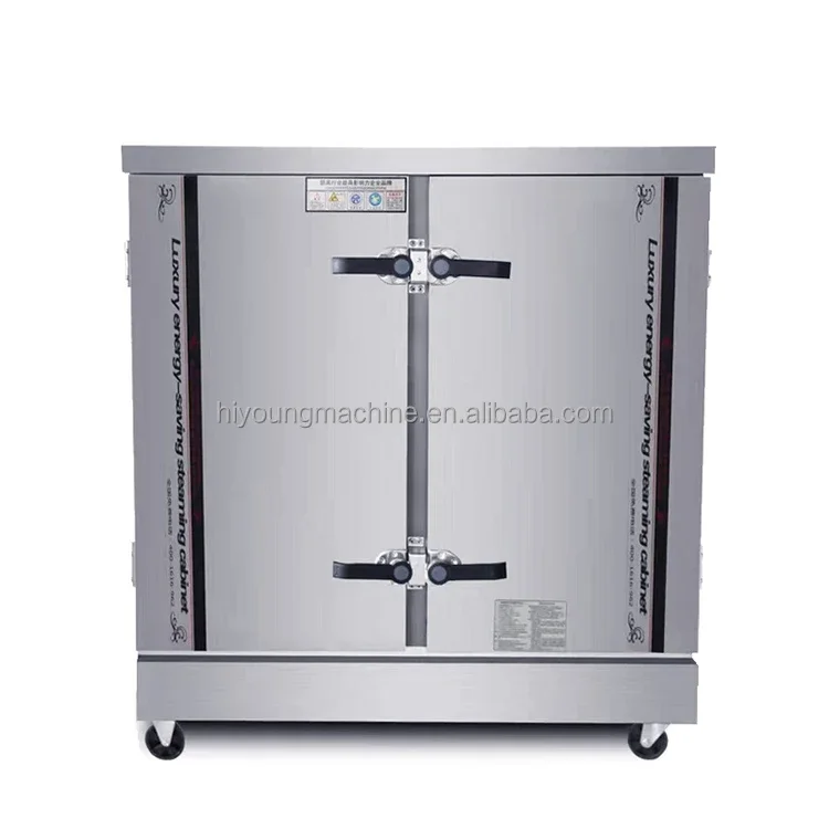 Industrial Commercial Food Steamer / Commercial Rice Steamer Cabinet / Rice Steamer Machine