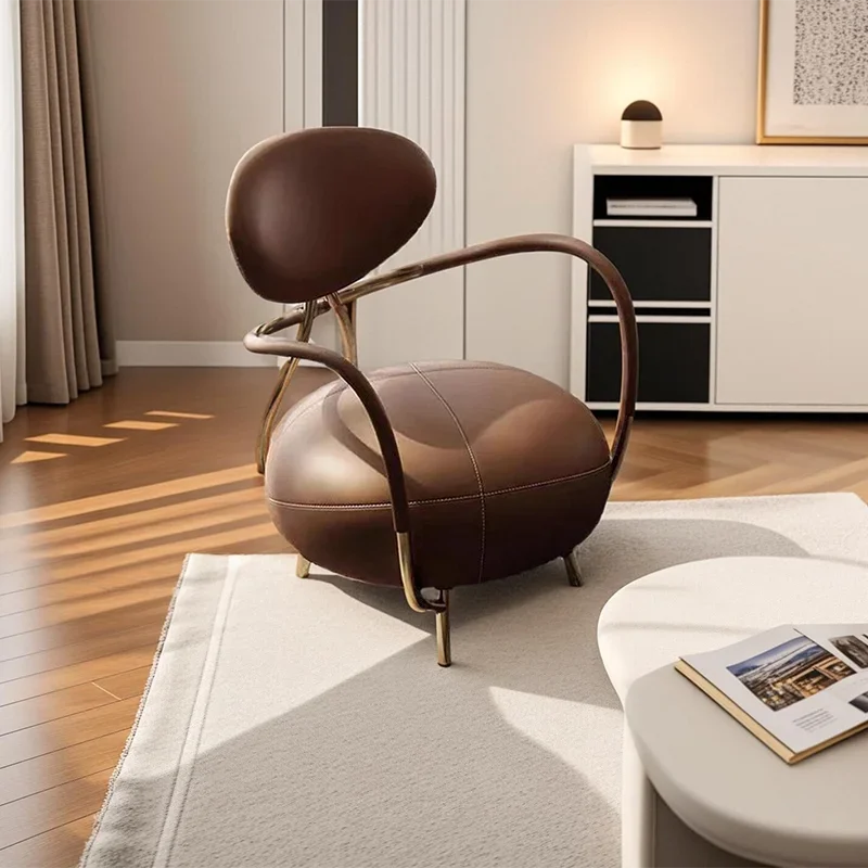 

Arm Salon Chairs Makeup Nordic Luxury Modern Reading Balcony Throne Designer Living Room Chairs Creative Fauteuil Home Decor