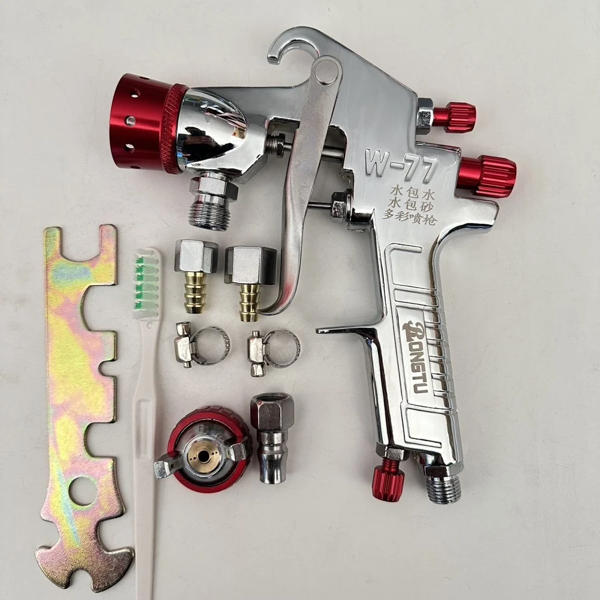 

Пистолет-распылитель для песка, красочная краска, имитация камня, латексный пистолет-распылитель, оригинальный новый подлинный пистолет-распылитель Rongtu