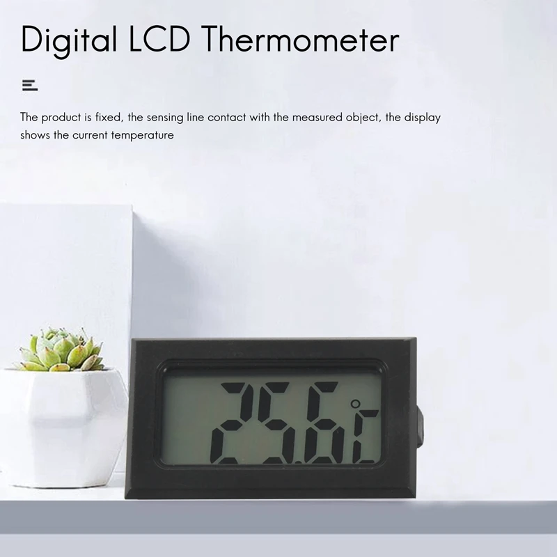 Nuevo termómetro Digital LCD, medidor de temperatura, Sensor de sonda-50 ° C A +110 ° Gama C