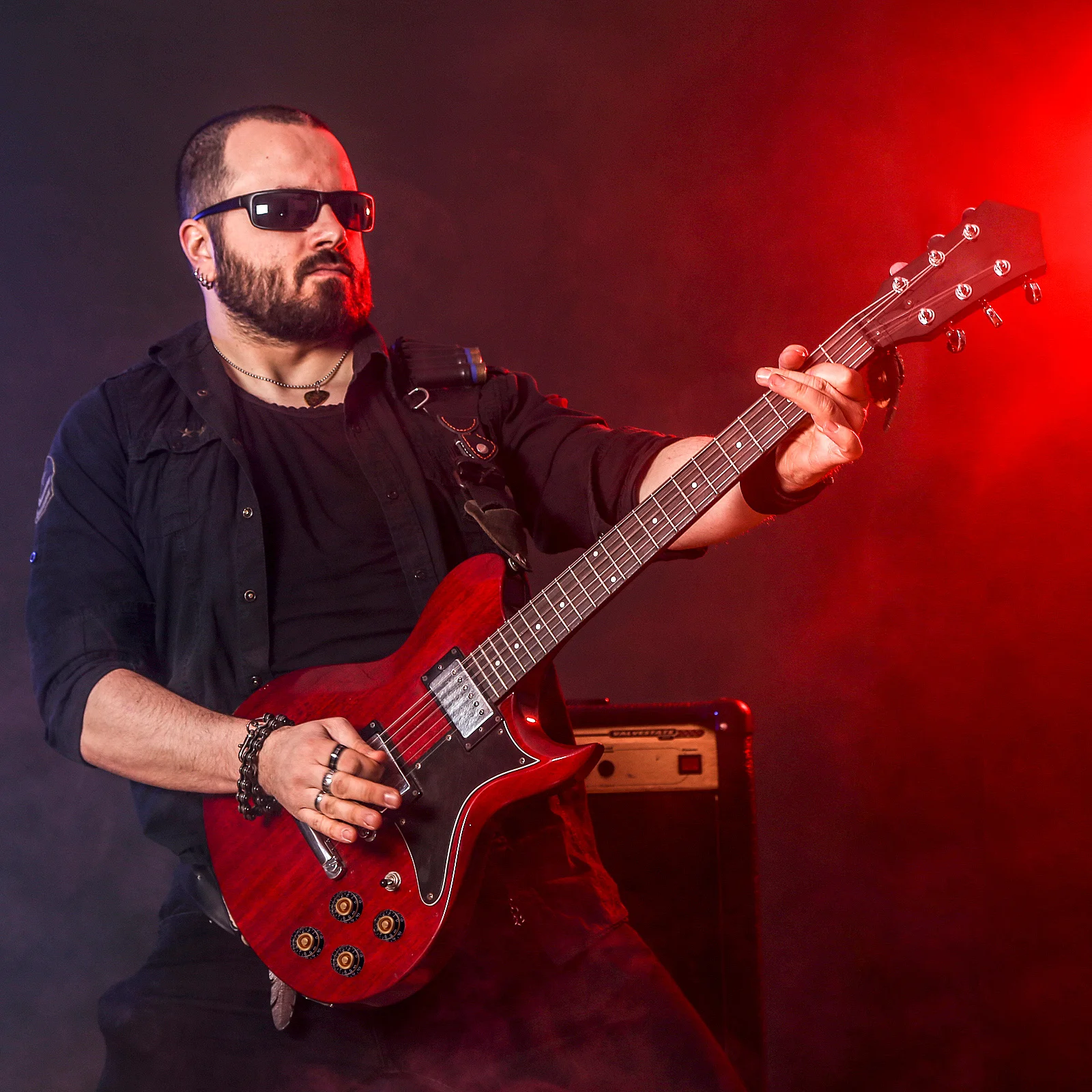 

4Pcs Electric Guitar Control Knobs Acrylic Scratch Resistant Speeds Knobs Replacement Parts Accessories for Style