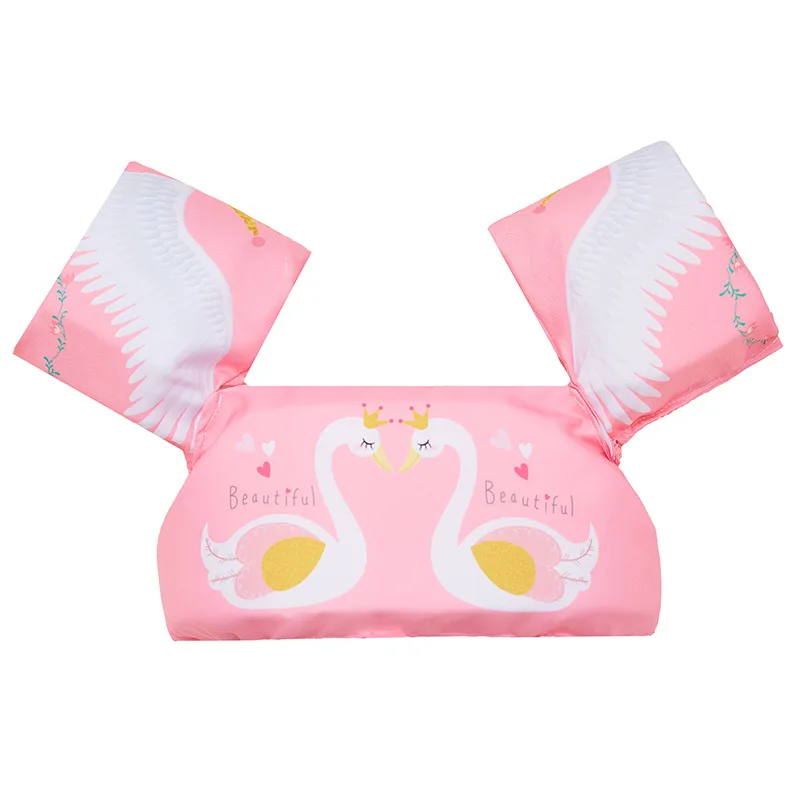1Pc Pool Float Flamingo Swimming Vest Swimming Ring Summer Water Amusement Equipment Not Inflating Buoyancy Armbands