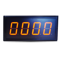 3-inch 4-digit LED display large digital electronic 9999 day countdown remote control single-sided full red piecework wall timer