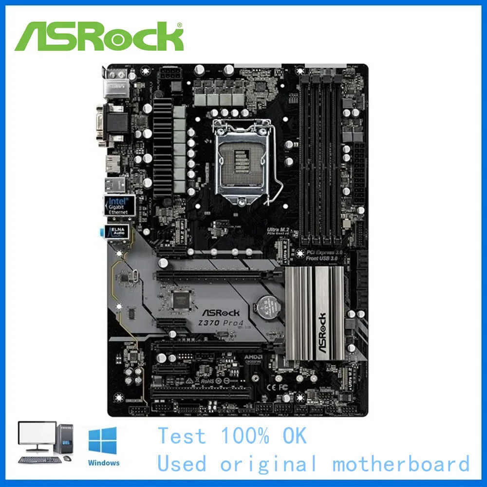 اللوحة الأم Z370 Pro4 LGA 1151 DDR4