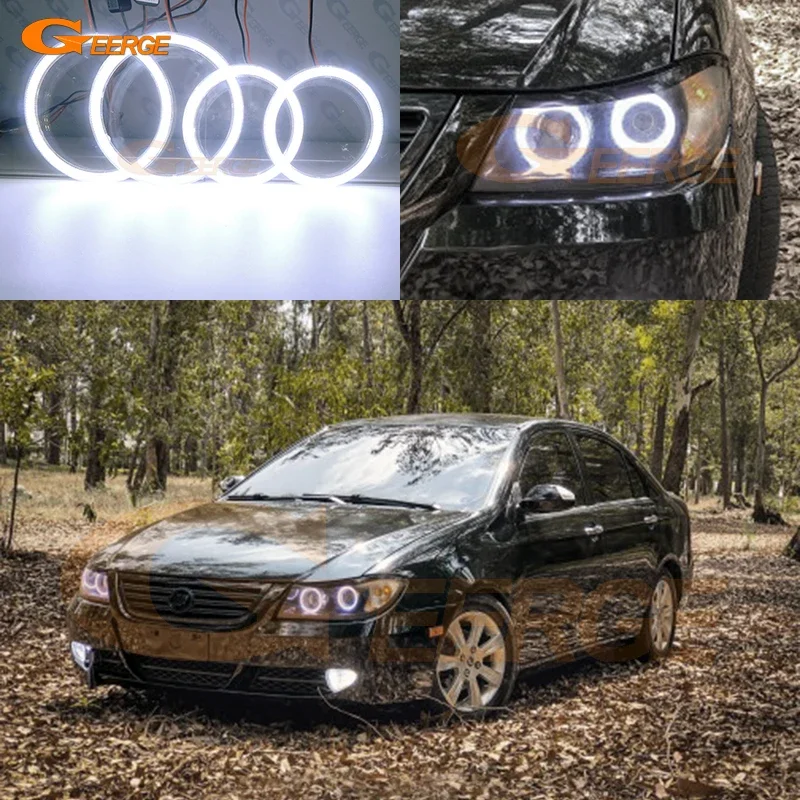 

For Lifan 620 Solano 2008 2009 2010 2012 2013 2014 Excellent Day Light Ultra Bright COB Led Angel Eyes Kit Halo Rings