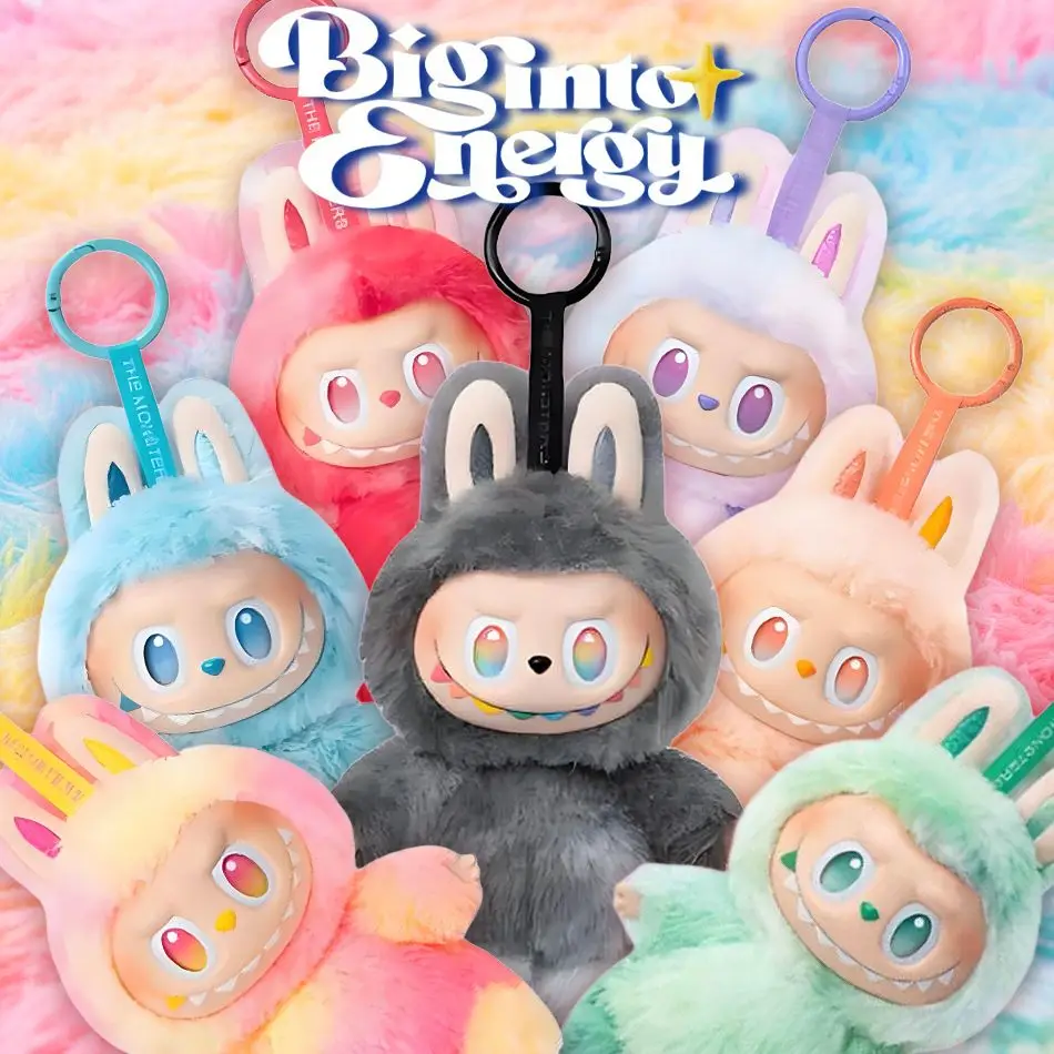 

Labubu Doll Original Blind Box The Monsters Big Into Energy Series Mystery Box Gift Vinyl Pendant Plush Toy Anime Action Figure