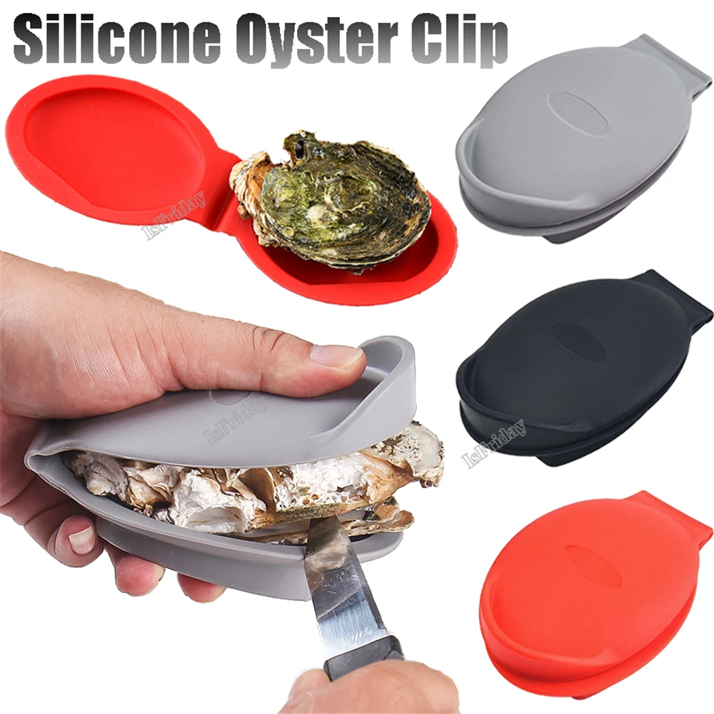 New Oyster Shucking Hand Clip Silicone Oyster Shucker Shellfish Opener Tool Kitchen Tool For Seafood Oyster Knives Opener Tool