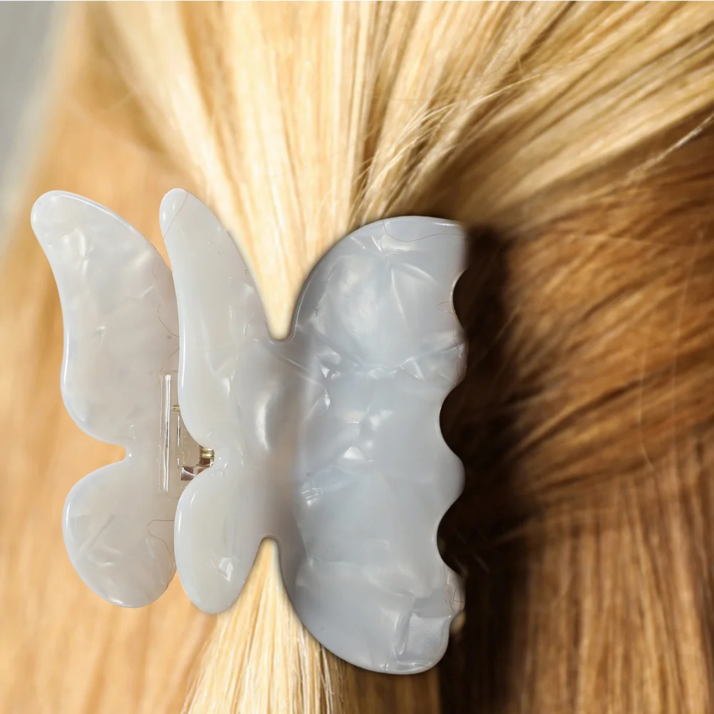 

2Pcs Fashionable Butterfly Hair Claw Clips Acetate Small Jaw Clip for Women Reliable Grip Hair Claw for Daily Styling Needs