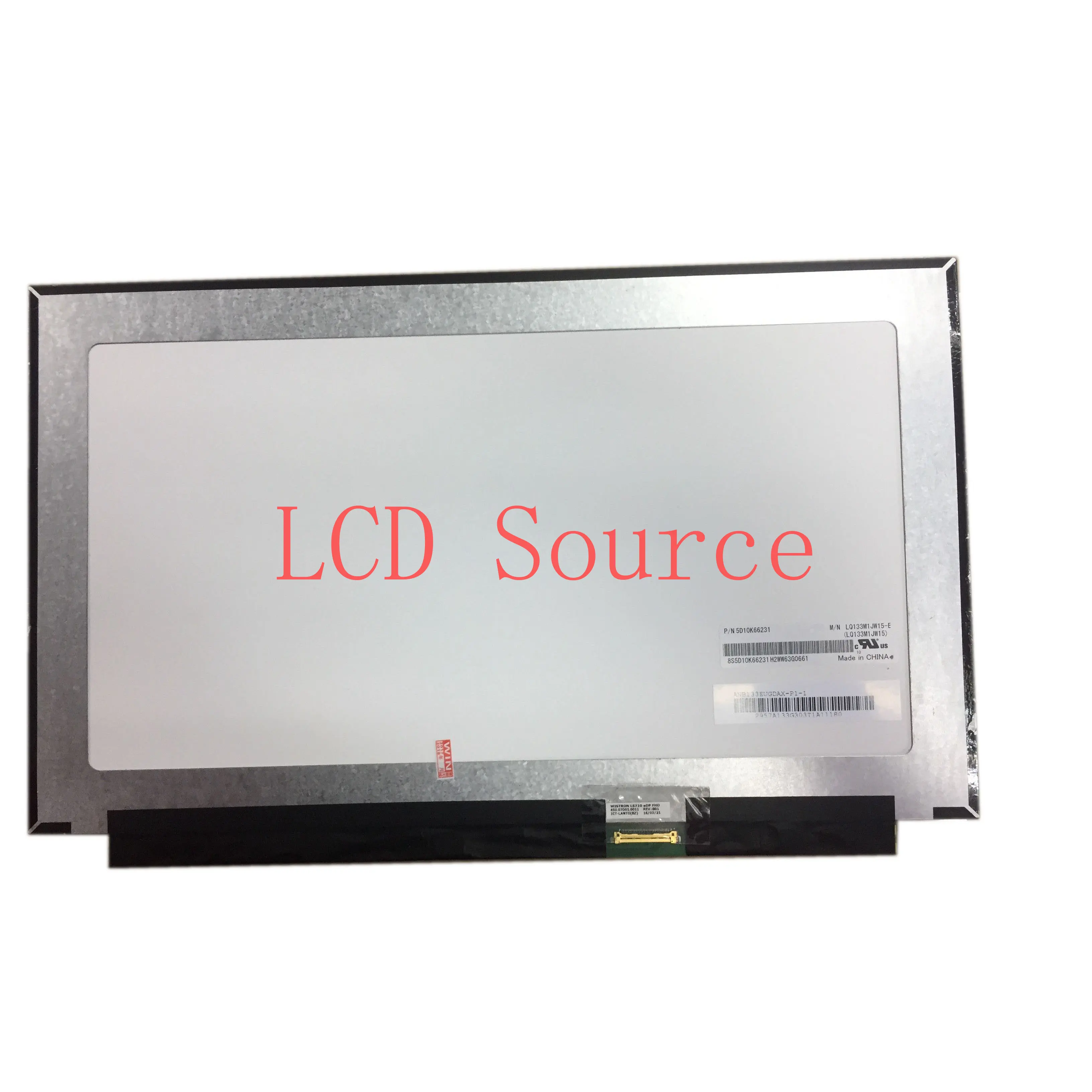 LQ133M1JW15-E LQ133M1JW15 fit LTN133HL09 LP133WF4 SPB1 NV133FHM-N52 IPS eDP 30 pin 1920X1080 Laptop LED SCREEN Panel