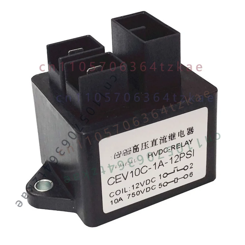 1pcs CEV10C High Voltage DC Contactor Relay 12V/24V Coil 10A 750VDC High Voltage DC Relay