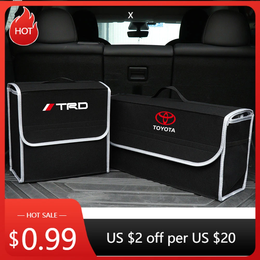

Для Toyota 2026, колпаки-органайзер для багажника автомобиля, большая вместительная складная сумка для хранения для Toyota Corolla Yaris Aygo Prius Camr