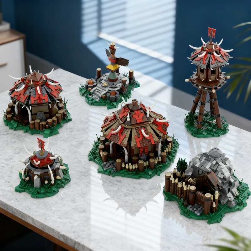 

3677pcs MOC WOW Fantasy Orc S Horde Bundle Castle Model Building Blocks Creative DIY Gift Display Decor Assemble Premium Adult