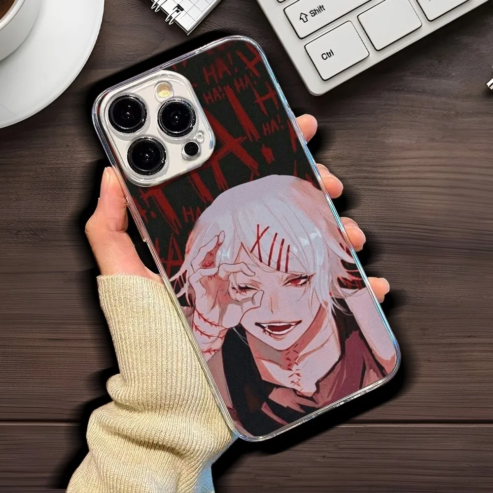 Anime JUUZOU SUZUYA Tokyo Ghouls Phone Case For Iphone16 15 11 13 14 Pro Max Plus X Xr Xs Max Se2020 12mini Cover Case